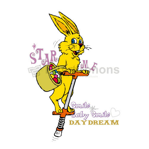 Rabbit T-shirts Iron On Transfers N6880 - Click Image to Close